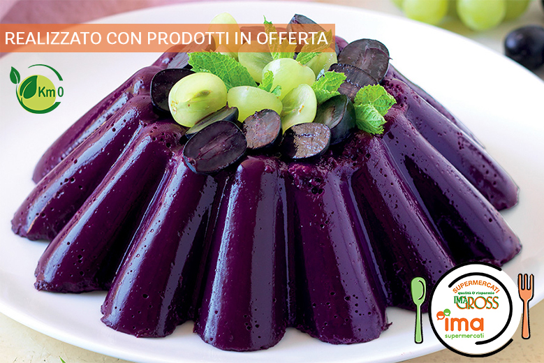 Budino all'uva