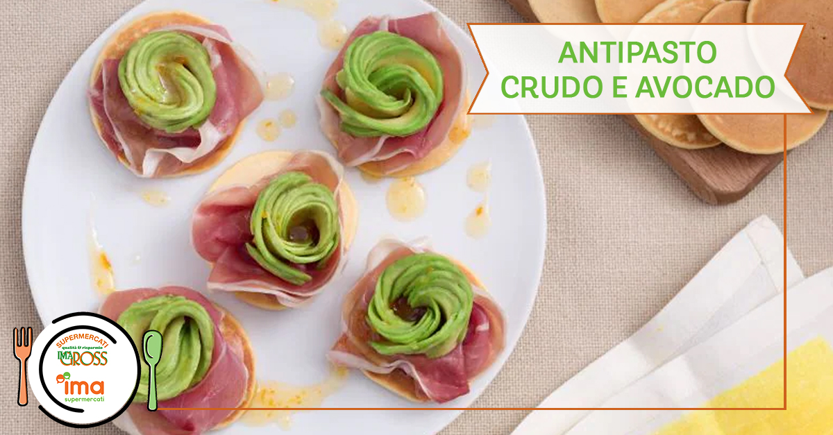 Antipasto crudo e avocado