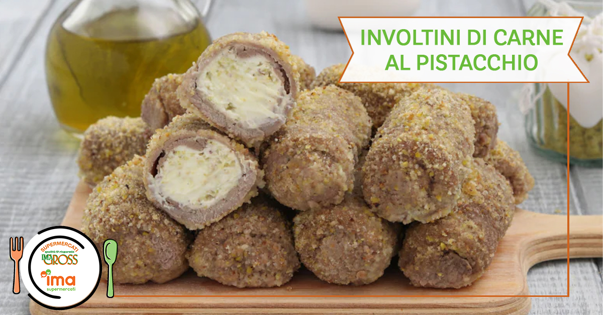 Involtini di carne al pistacchio