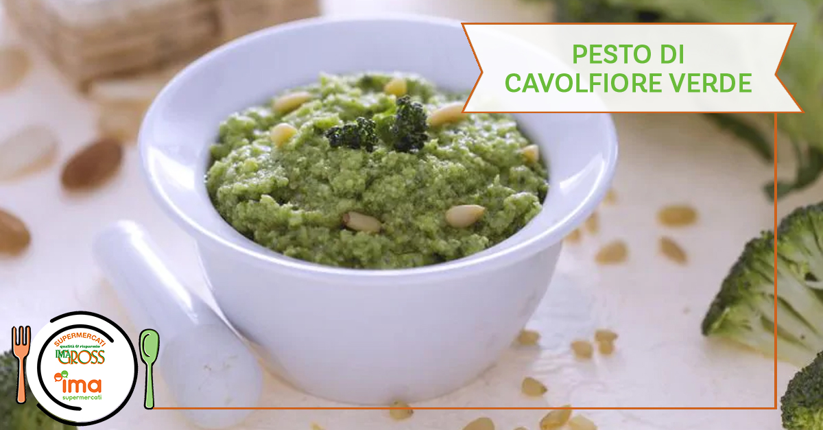 Pesto di cavolfiore verde