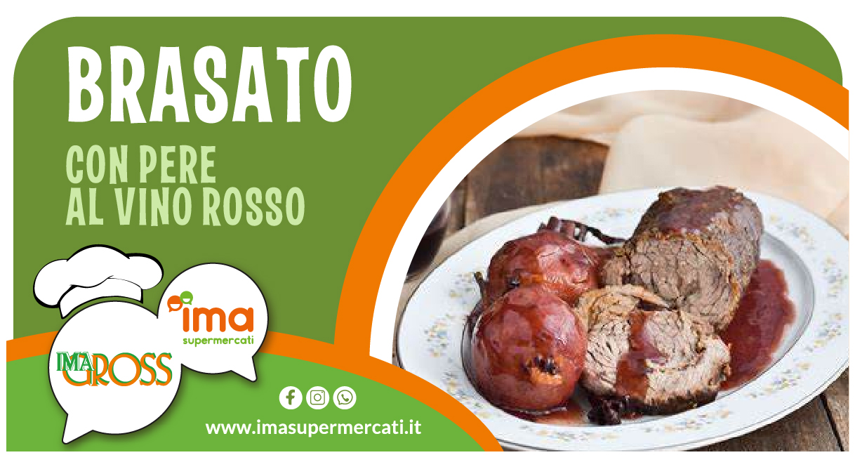 Brasato con pere al vino rosso